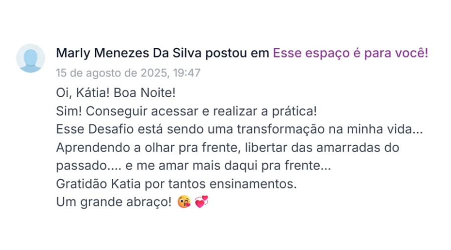 Depoimento 3 de aluna