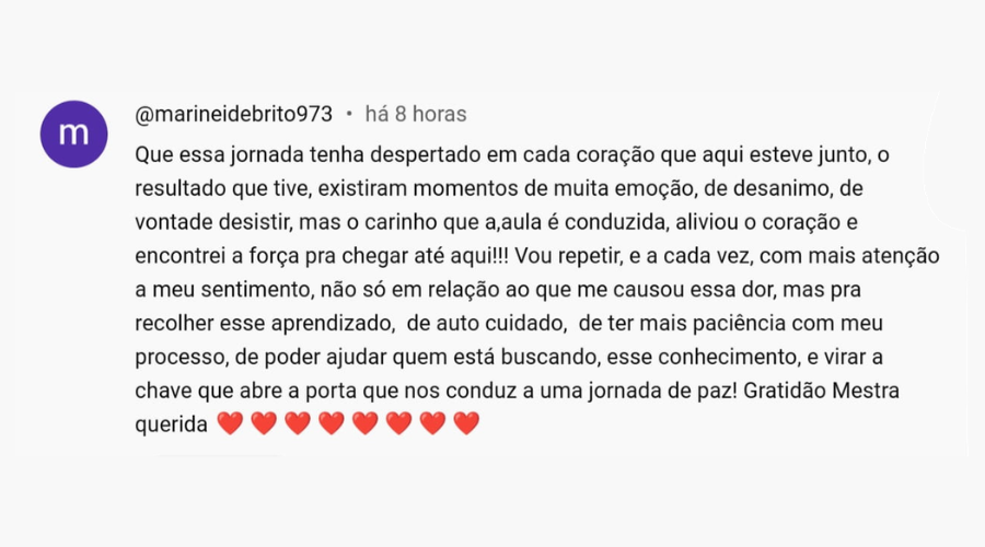 Depoimento 5 de aluna